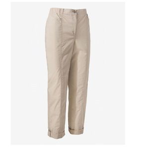 Chico’s fitigues roll hem pant size 16